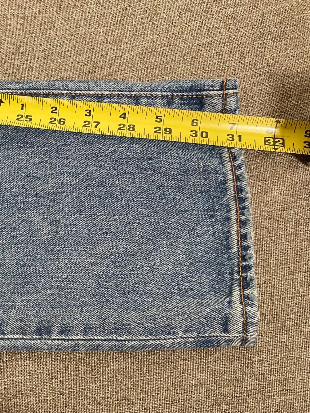 Levi's Selvedge Premium 501 Denim Jeans Men's 29 x 32 Mid Rise Blue Casual NWT